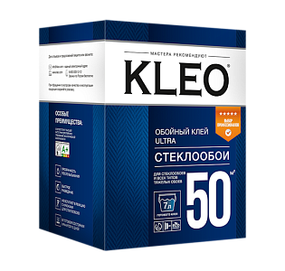Kleo Клей Клей Kleo Ultra стеклообои, стеклохолст